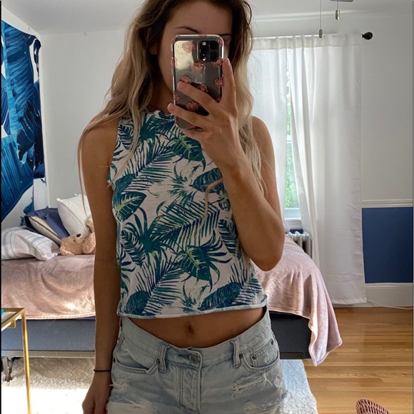 Wet Seal Tops - Tropical Summer Tank